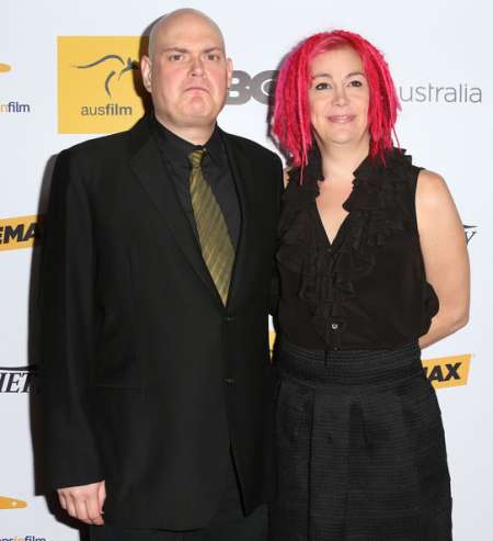 Lana Wachowski with her brother